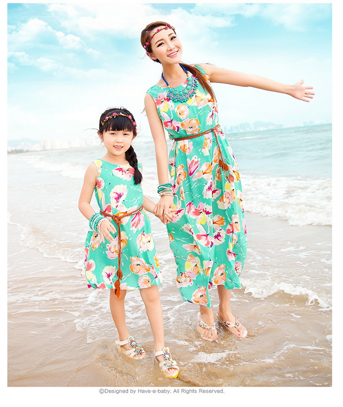hawaiian dress mother and daughter